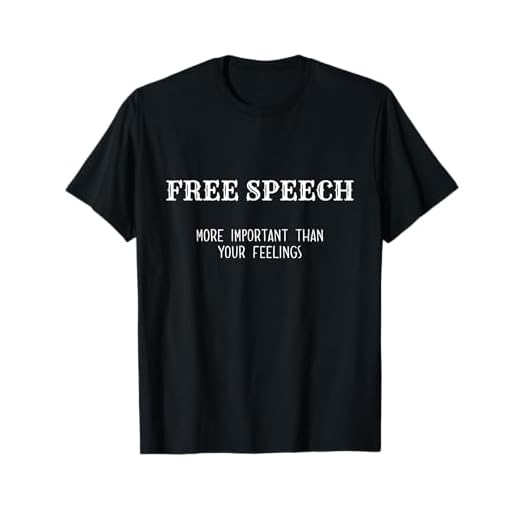 Free speech T-shirt Freedom of speech first amendment