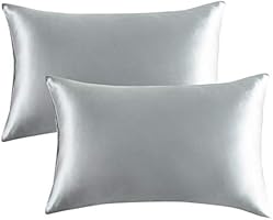Bedsure Satin Pillowcases Set of 2