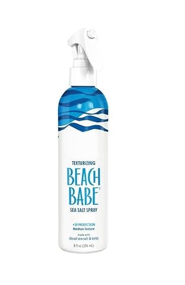 Beach Babe Sea Salt Spray Texturizing Hair Mist with UV Protection, 8 fl oz (Pack of 1)