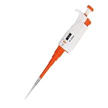 Micropipette Adjustable Volume 5-50 ul Single Channel Micripipette, Autoclavable with Calibration Report