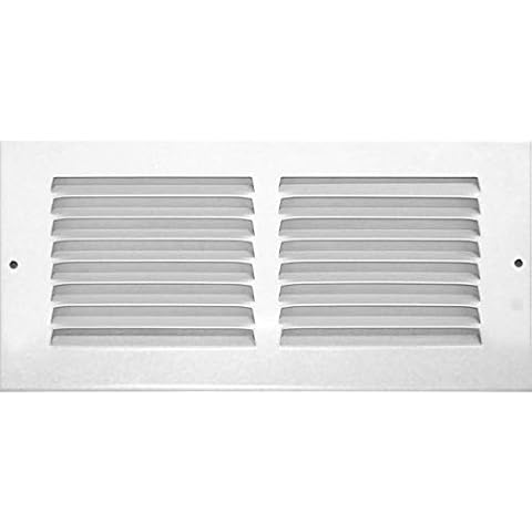 Accord ABRGWH104 Return Grille with 1/2-Inch Fin Louvered, 10-Inch x 4-Inch(Duct Opening Measurements), White Cover