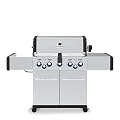 Broil King Regal S 590 Pro Natural Gas Grill - Premium 5-Burner Stainless Steel BBQ