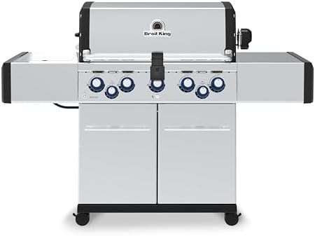 Broil King 958347 Regal S 590 Pro Natural Gas Grill, 5-Burner, St...