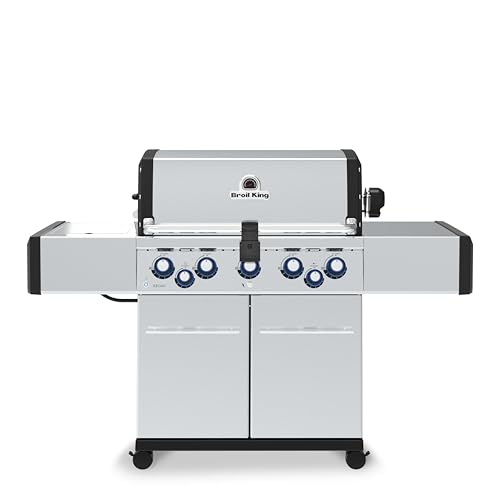 Broil King 958347 Regal S590 Pro Gas Grill, 5-Burner, Stainless Steel