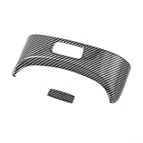 AugustknowU Armlehnenknopfverkleidung aus ABS für Mercedes E-Klasse W214 E200 E220 E260 E300 E450 2024 2025 2026 Fahrzeugmodelle (Kohlefaser)