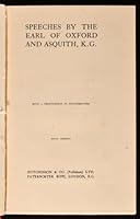 Speeches by the Earl of Oxford and Asquith B0008A4SRI Book Cover