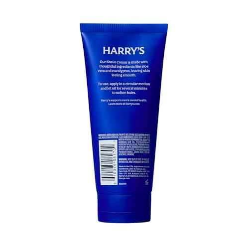 Harry's Shaving Cream for Men with Aloe and Eucalyptus - 6 oz (2 Pack) | Conditions Skin and Softens Facial Hair for Shaving - Safe for Sensitive Skin - image 8