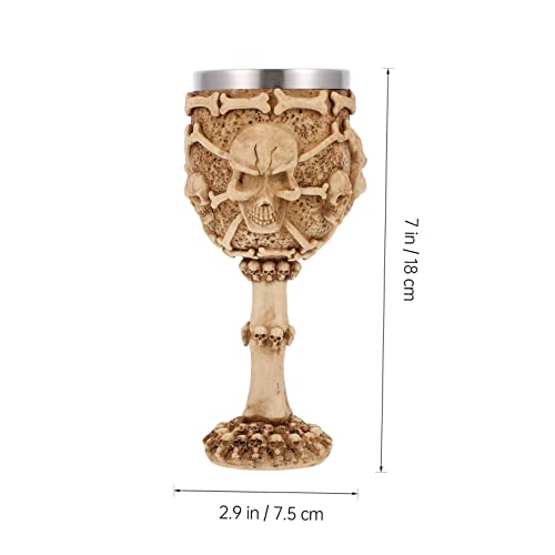 CIYODO 1 Unidade Caneca De Caveira Copos De Vidro Copo De Vidro Do Crânio Copos De Caveira Xícara Co