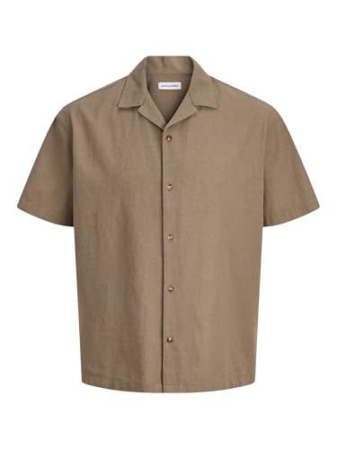 Jjesummer Linen Blend Resort T-Shirt SS Sn, Falcon, XXL