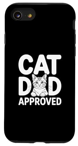 Cat Dad Approved �X�}�z�P�[�X iPhone SE (2020) / 7 / 8 �p
