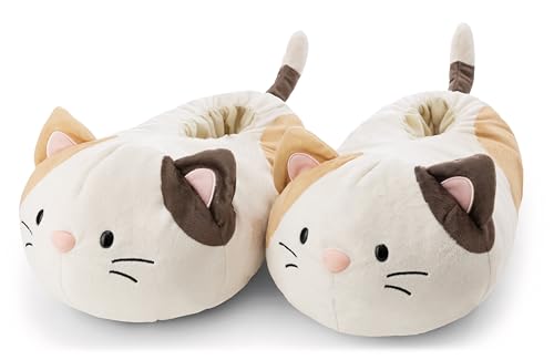NICI- Zapatillas de Estar por casa Gato Angy mymochi, 36-39 (M), Blanco, cálidas, de Pelo, para niños y Personas Adultas, con diseño de Animal y Suela Antideslizante, 62348, Color NICI- Zapatillas de Estar por casa Gato Angy mymochi, 36-39 (M), Blanco, cálidas, de Pelo, para niños y Personas Adultas, con diseño de Animal y Suela Antideslizante, 62348, Color