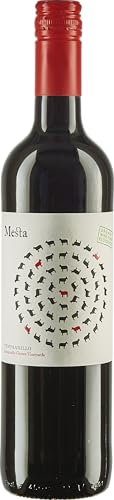 Peninsula Vinicultores Mesta, Tempranillo Bio 2023, 750 ml, Vino Rosso con Note di Frutti Rossi, Rosmarino e Liquirizia, Ideale con Tapas e Grigliate di Carne, Certificazione Biologica, 13.5% Vol.