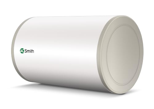 Image of A.O. Smith HAS-X 35L (Right) Horizontal Water Heater (Geyser) | Blue Diamond Glass Lined Tank & Element |Robust Metal Body | 7 Year Tank Warranty | Ideal For Apartments|Free Installation & Hose Pipe