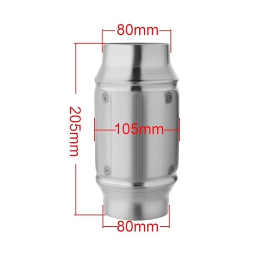 Embout échappement silencieux convertisseur catalytique universel 200 cellules 410300