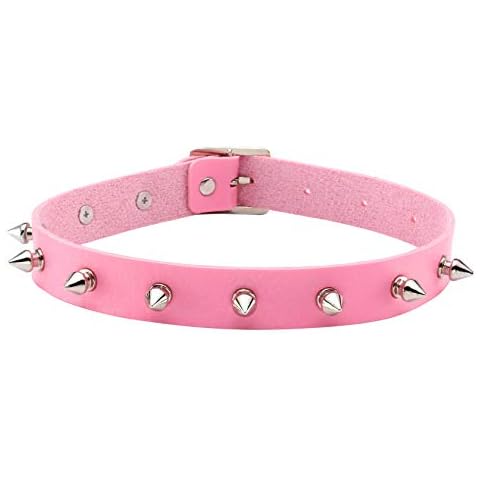 Collier Punk MILAKOO en Cuir Cover