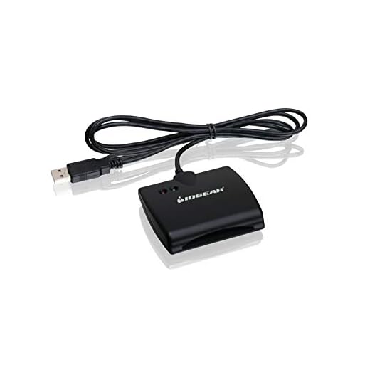 IOGEAR USB Smart Card Access Reader,TAA Compliant, GSR202,Black