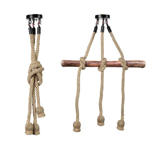 100 cm Pendelleuchte Hanfseil 3 Köpfe Kronleuchter Vintage Hängelampe Seil Hängeleuchte Doppelkopf Deckenleuchte Industrie Retro E27 Fassungen für Wohnzimmer Café Restaurant 100 cm Pendelleuchte Hanfseil 3 Köpfe Kronleuchter Vintage Hängelampe Seil Hängeleuchte Doppelkopf Deckenleuchte Industrie Retro E27 Fassungen für Wohnzimmer Café Restaurant