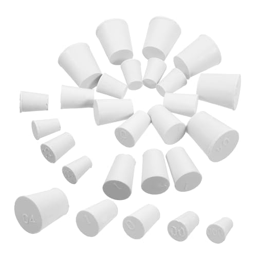 Alipis High Temp Resistant Stopper Plugs Pcs Assorted Sizes for Lab Equipment Sealing