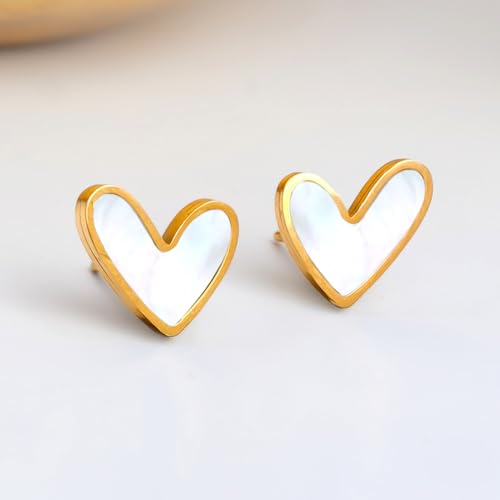 Image of Rubans Demi Fine Stainless Steel Stud Earrings Daily Gift for Women & Girls