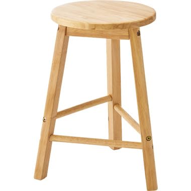 Amazon.co.jp: 東谷 HOW-009NA スツール 椅子 イス 木製 天然木