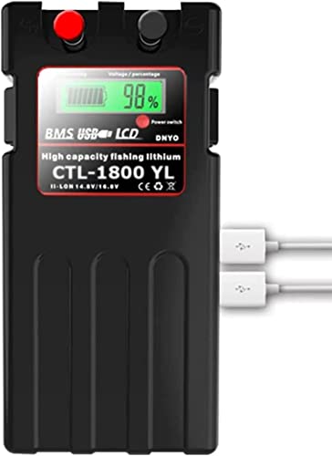 Amazon.co.jp: GOYSOY 電動リールバッテリー 14Ah 14.8V ダイワ 