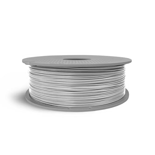Image of Bambu Lab TPU 95A HF Gray 1.75mm Flexible 3D Printer Filament - High Flow, Matte Finish, 1kg Spool - Fast Printing, Strong & Elastic Material