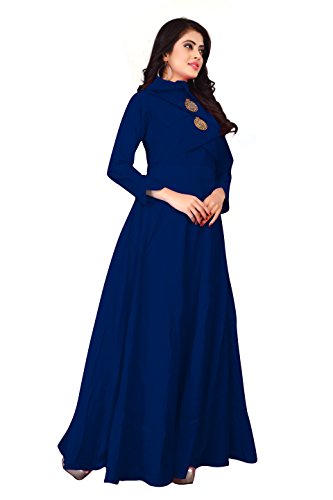 Image of DHRUVI TRENDZ Women's Cotton Regular Fit Kurta