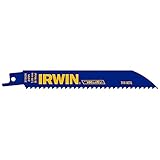 IRWIN Tools Reciprocating Saw Blade, Metal-Cutting, 6-inch, 24 TPI (372624B)