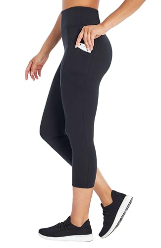 Marika Women's Drew High Waist Tummy Control Mid-Calf Leggings