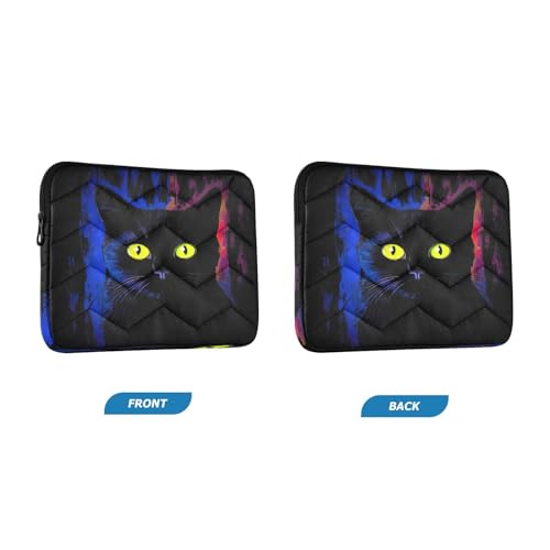 Funda para laptop Night Cat Negra para 13-14 pulgadas miniatura 2