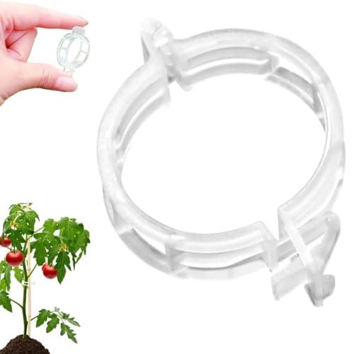 Clips de sujeción para enredaderas de jardín, Clip de fijación de plantas 100/150/300 piezas multicolor for plantas trepadoras enredaderas(White-200pcs)