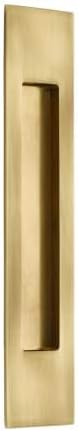 Emtek, Modern Rectangular, Flush Pull, 2 x 10, French Antique