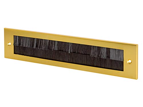Letterbox Draught Proofer - Interior Brush Seal (GOLD)