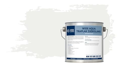 Wixx Aqua Traplak Zijdeglans - RAL 9016 | Verkeerswit - 10L