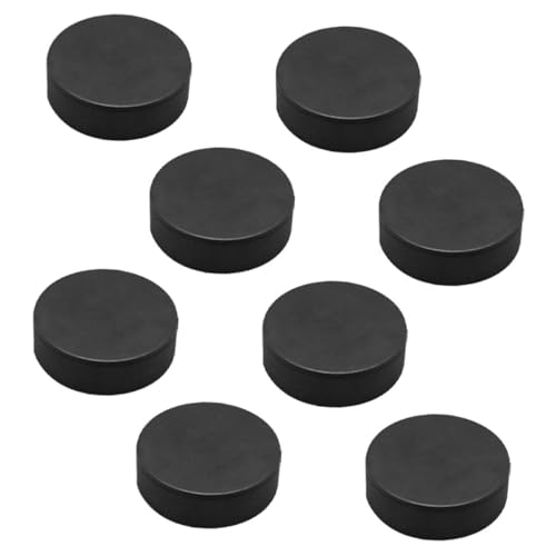 DECHOUS 2sets Lightweight Hockey for Training and Skill Development Black Color for Indoor and Outdoor Use for All Ages and Skill Levels 8pcs*2