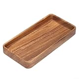 [Stile caldo casalingo] La struttura in noce massello porta un look caldo e invitante che completa la fattoria e l'arredamento moderno mentre mostra frutta e dolci colorati.