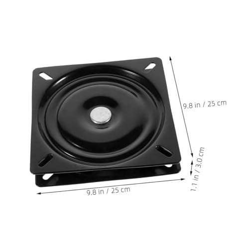 Mécanisme pivotant en fer noir robuste pour chaise de bar et bureau