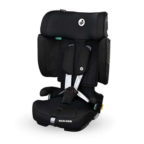 Maxi-Cosi Nomad XL Plus, Seggiolino Auto 9-36 kg Evolutivo, 15 Mesi-12 Anni, 76-150 cm, Seggiolino Auto Pieghevole, Ultracompatto e Leggero, Protezione Impatti Laterali G-CELL, Borsa, Authentic Black