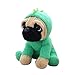 Fliyeong - Peluche a forma di carlino, 25 cm, 6 costumi