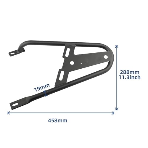 Sac de selle sécurisé sur Interceptor 650 grâce au support gauche