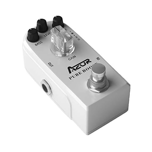 AZOR Pure Boost Guitar Effect Pedal Micro Clean Boost with True Bypass