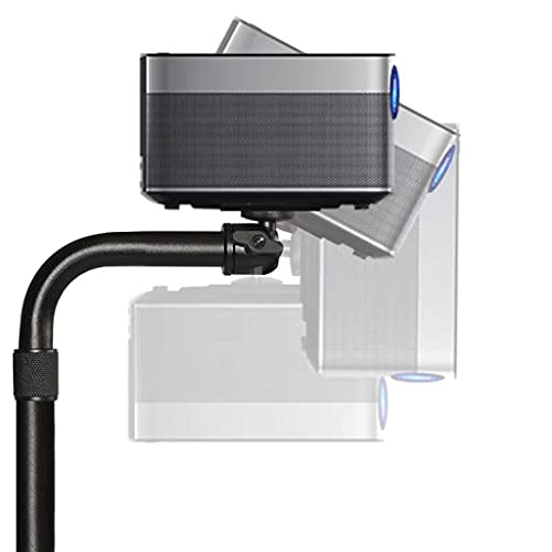 Soporte de proyector con brazo largo y tubo telescópico ajustable miniatura 4