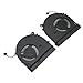 2 Szt. CPU + Wentylator GPU, DC 5V Wewnętrzny Radiator ze Stopu Aluminium Wymiana Wentylatora Wentylator do Laptopa dla Mi 15.6 PRO dla GTX (złącze 4Pin)