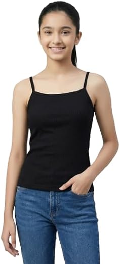 TVIS Girls Bamboo Cotton Stretchable Camisole Slip