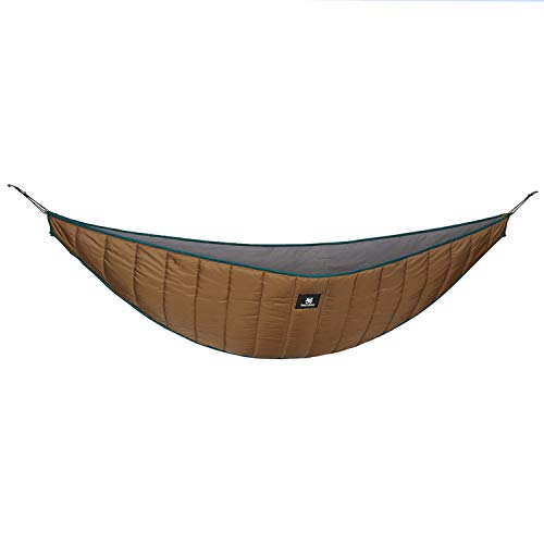 OneTigris HIDEOUT Hammock Underquilt, Full Length Lightweight 4 Season Hammock Gear for Camping, Hiking, Backpacking, Travel, Beach, Backyard, Patio, Portable