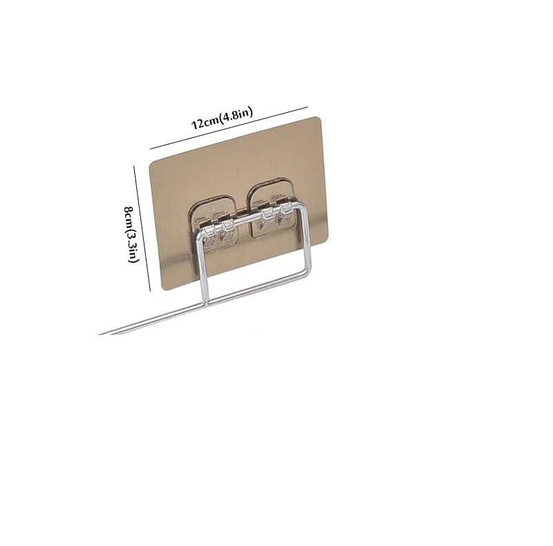 XENOTY Strong Self Adhesive Magic Sticker - Bathroom and Kitchen Hanging Racks Magic Sticker, Tissue and Towel Rack Hanging Adhesive Sticker - Only Sticker (Size No -112 (8 x 12 cm), 2)
