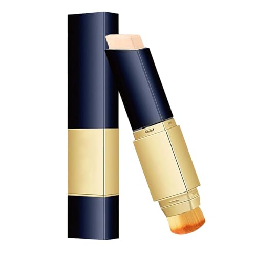 Hemousy 2-in-1 Fondotinta Stecca Matto Totale Idratante, Lunga Durata, White, Makeup, Contours Brush, Beauty/Makeup