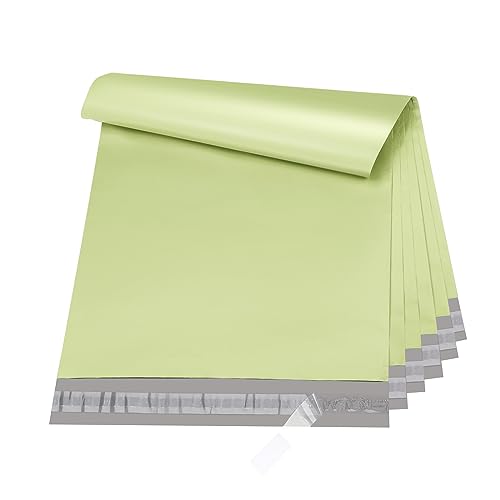 Image of Metronic Large Poly Mailers 24x24 100 Pcs Shipping Bags for Clothes | Self Seal XL Shipping Envelopes for Clothing, Tear-resistant Mailers Poly Bags for Small Business Packaging in Avocado Green