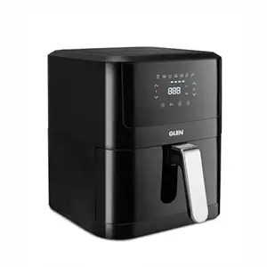 Glen Digital Air Fryer, 6.0 Litre Digital Controls, 7 Pre Set Menu Timer, Temperature Control, 1500W -Black (SA-3042DBL)
