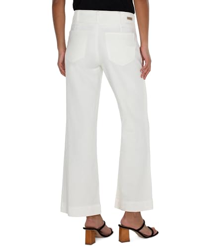 Liverpool Women's Hannah Flare Utility Detail Mid-Rise Lofty Soft Denim Jean 30"2